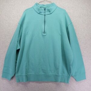 Roundtree & Yorke Sweater Mens 3XB Big‎ 1/4 Zip Pullover Mock Neck Long Sleeve